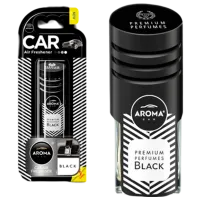 Ароматизатор для авто Aroma Car Prestige vent Black/ на решетке вентиляции