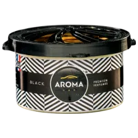 Ароматизатор для авто Aroma Car Prestige organic Black/ в подстаканник, под сиденье