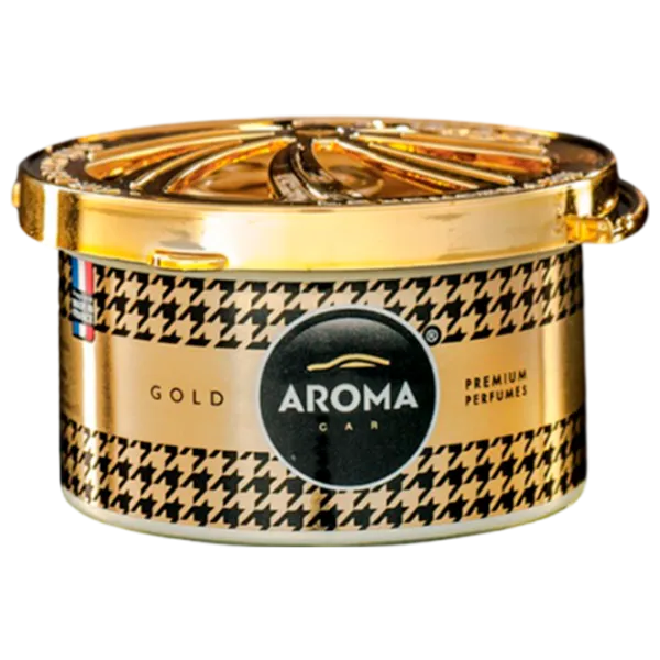 Aromatizator auto Aroma Car Prestige organic Gold/ în suportul pentru pahare, sub scaun photo 1