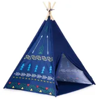 Детская палатка Ecotoys Teepee 3 года -/ Синий
