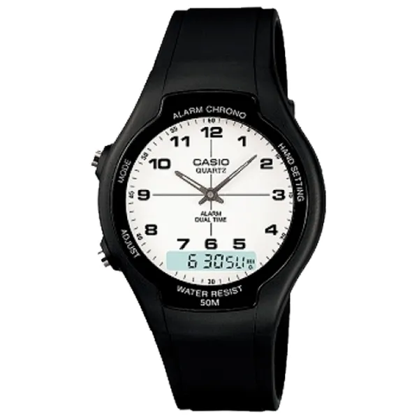 Наручные часы для мужчин Casio AW-90H-7B Кварцевый/ 38 мм photo 1 Наручные часы для мужчин Casio AW-90H-7B Кварцевый/ 38 мм photo 1