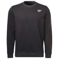 Hanorac pentru bărbați Reebok RI FT Left Chest Cr Drept/ Black