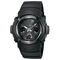 Ceas de mână pentru bărbați Casio AWG-M100B-1A Cuarț/ 46 mm