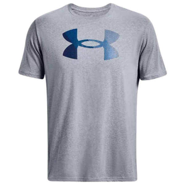Tricou pentru bărbați Under Armour UA BIG LOGO FILL SS-GRY 60% bumbac, 40% poliester/ Gray photo 1 Tricou pentru bărbați Under Armour UA BIG LOGO FILL SS-GRY 60% bumbac, 40% poliester/ Gray photo 1