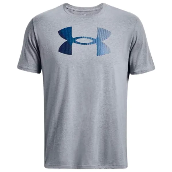 Tricou pentru bărbați Under Armour UA BIG LOGO FILL SS-GRY 60% bumbac, 40% poliester/ Gray photo 1