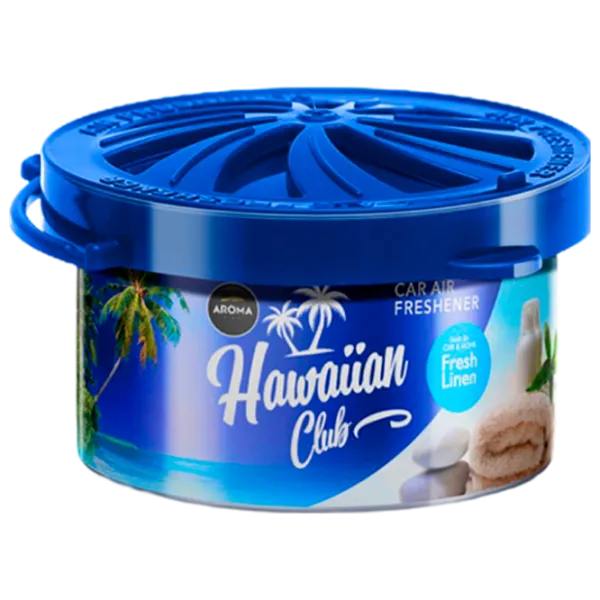 Aromatizator auto Aroma Car Organic Hawaian Fresh Linen/ în suportul pentru pahare, sub scaun photo 1
