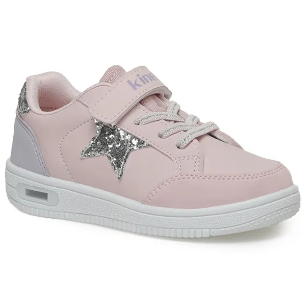 Кроссовки для девочек Kinetix MALIBU PU GIRL 3PR Демисезон/ Розовый photo 1