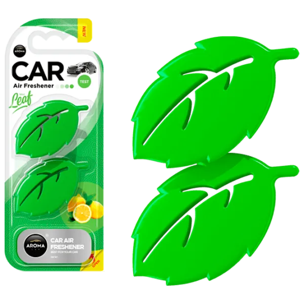 Aromatizator auto Aroma Car Leaf 3D mini Lemon/ pe oglindă photo 1