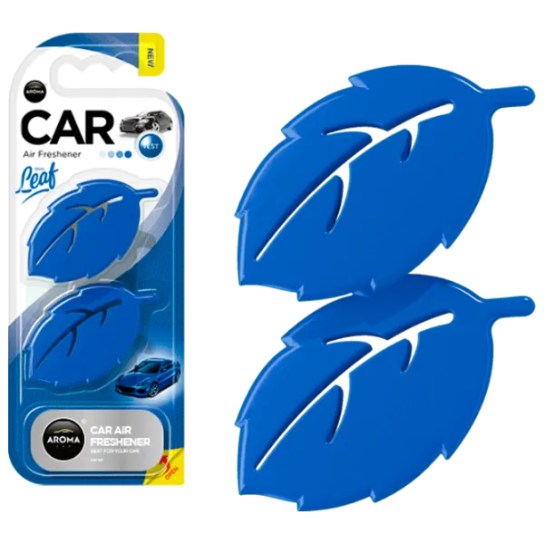 Aromatizator auto Aroma Car Leaf 3D mini New Car/ pe oglindă photo 1
