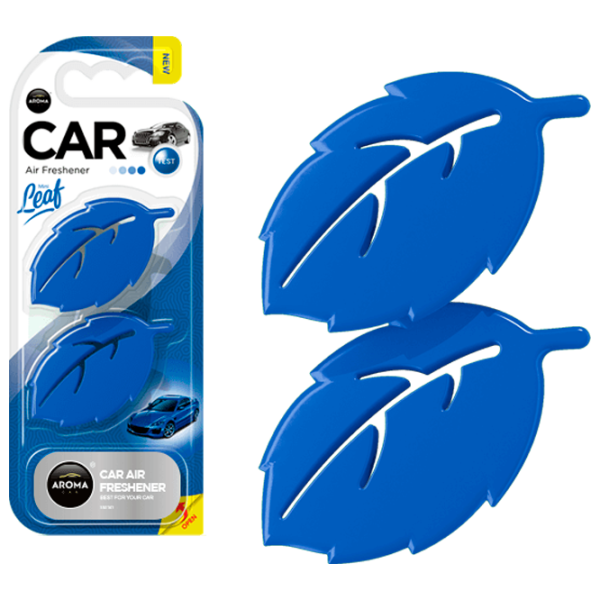 Aromatizator auto Aroma Car Leaf 3D mini New Car/ pe oglindă photo 1