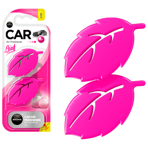Ароматизатор для авто Aroma Car Leaf 3D mini Жвачка/ на зеркале photo 1