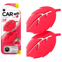 Aromatizator auto Aroma Car Leaf 3D mini Cherry/ pe oglindă