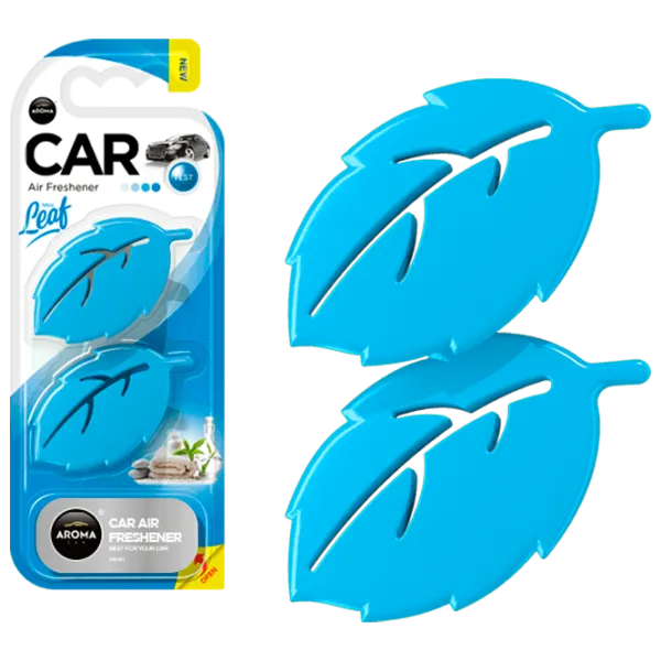 Ароматизатор для авто Aroma Car Leaf 3D mini Свежее белье/ на зеркале photo 1