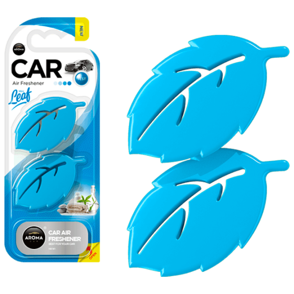 Ароматизатор для авто Aroma Car Leaf 3D mini Свежее белье/ на зеркале photo 1