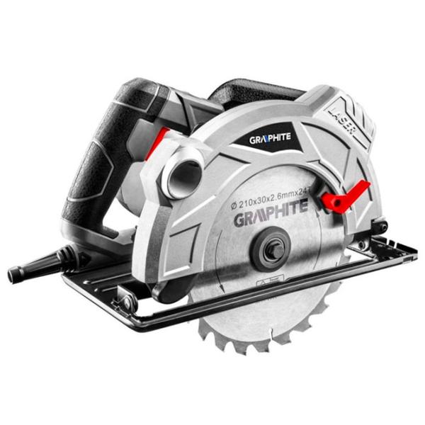 Дисковая пила Graphite 58G493 210 мм/ Серый photo 1