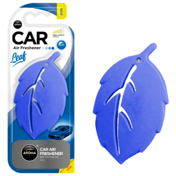 Aromatizator auto Aroma Car Leaf 3D New Car/ pe oglindă photo 1