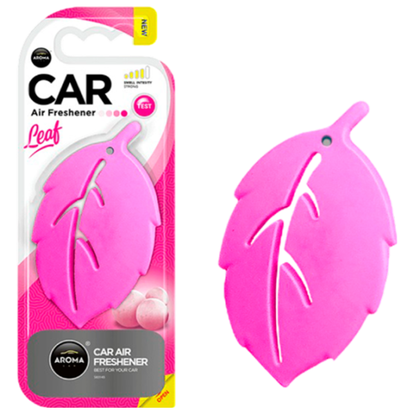 Ароматизатор для авто Aroma Car Leaf 3D Жвачка/ на зеркале photo 1