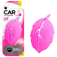 Ароматизатор для авто Aroma Car Leaf 3D Жвачка/ на зеркале