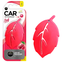 Aromatizator auto Aroma Car Leaf 3D Cherry/ pe oglindă