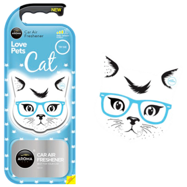 Ароматизатор для авто Aroma Car Polymers cat Океан/ на зеркале photo 1