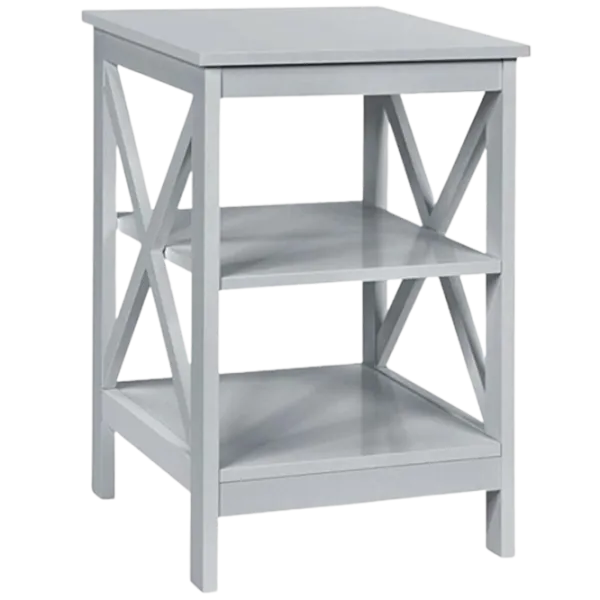 Тумбочки Costway 5675363 61см x 40см x 40см/ МДФ/ Серый photo 1