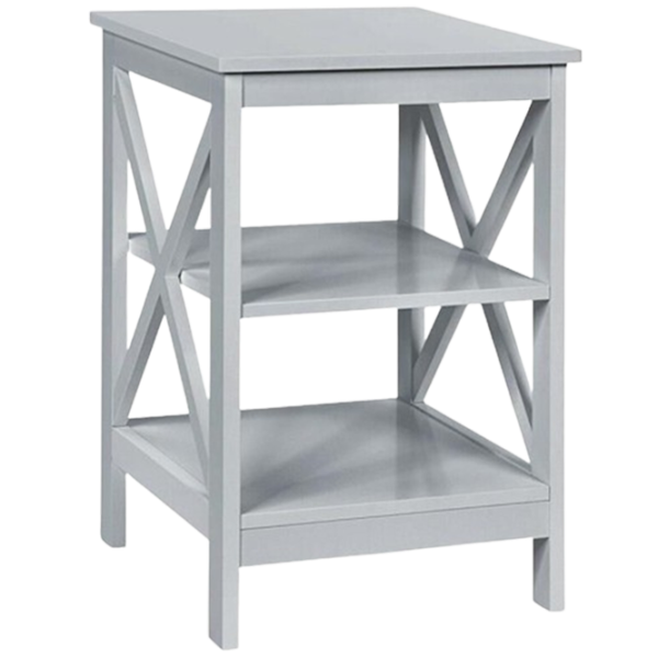 Тумбочки Costway 5675363 61см x 40см x 40см/ МДФ/ Серый photo 1