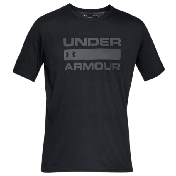 Футболка для мужчин Under Armour UA TEAM ISSUE WORDMARK SS-BLK 60% хлопок, 40% полиэстер/ Черный photo 1
