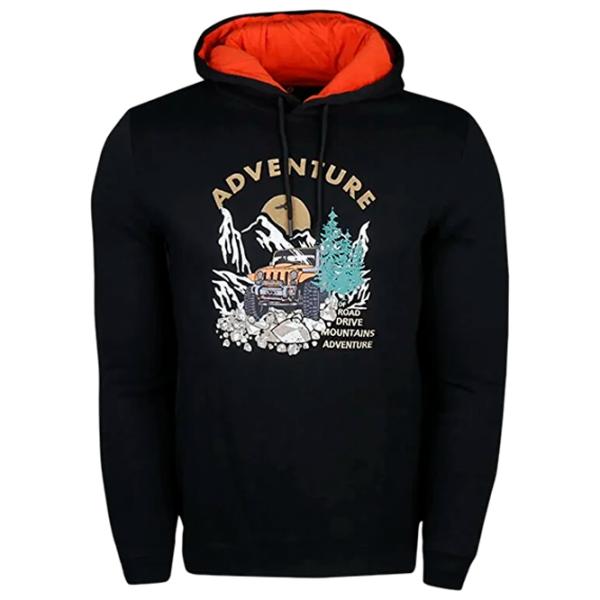 Hanorac pentru bărbați Lumberjack 3W ML WILD 17CG575 3PR Drept/ Black photo 1