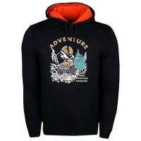 Hanorac pentru bărbați Lumberjack 3W ML WILD 17CG575 3PR Drept/ Black