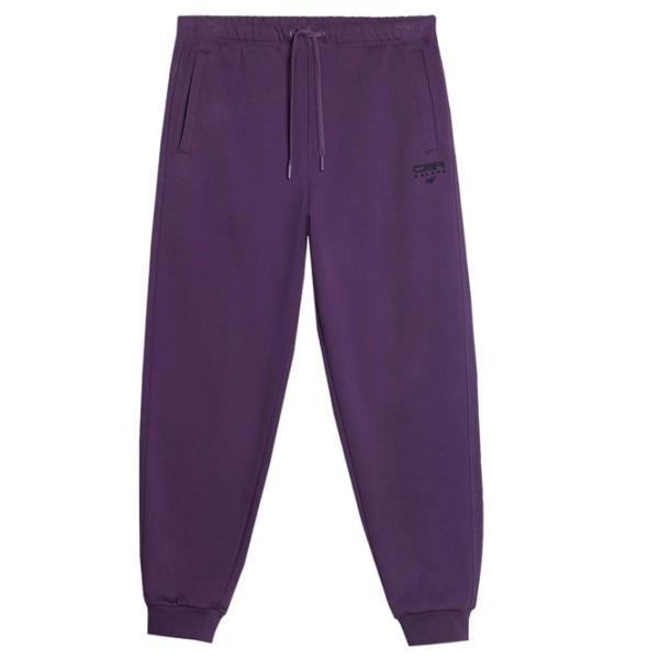 Pantaloni sportivi pentru bărbați 4F 4FAW23TTROM466-60S S/ Burgundy photo 1