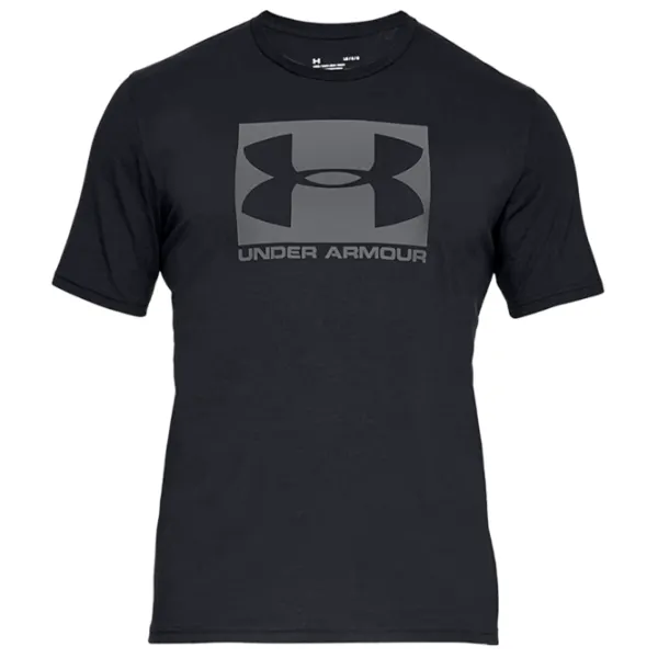 Tricou pentru bărbați Under Armour Armour Shirt Boxed Sportstyle 60% bumbac, 40% poliester/ Black photo 1