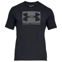 Tricou pentru bărbați Under Armour Armour Shirt Boxed Sportstyle 60% bumbac, 40% poliester/ Black
