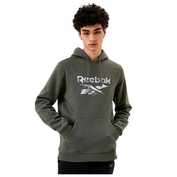 Hanorac pentru bărbați Reebok RI Modern Camo OT Drept/ Green photo 1