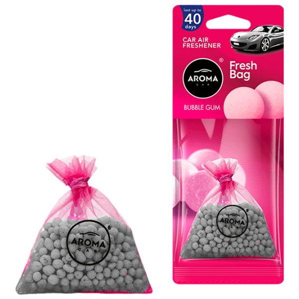 Ароматизатор для авто Aroma Car Fresh bag Жвачка/ на зеркале photo 1