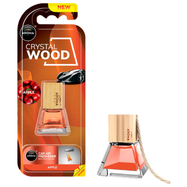 Ароматизатор для авто Aroma Car Crystal wood Яблоко/ на зеркале photo 1