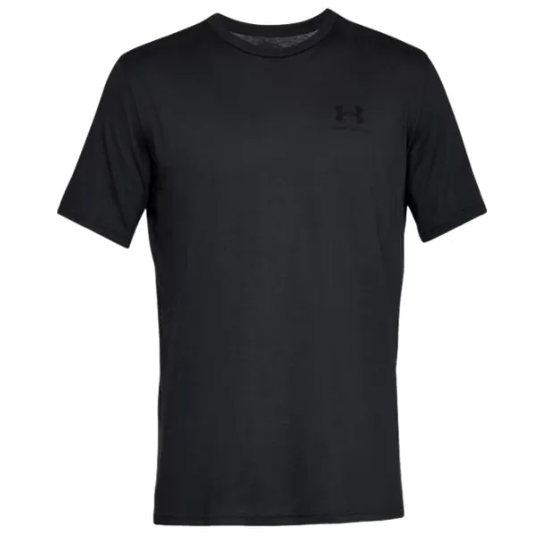 Tricou pentru bărbați Under Armour Shirt Sportstyle Left Chest Ss 60% bumbac, 40% poliester/ Black photo 1
