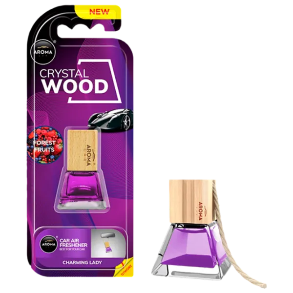 Aromatizator auto Aroma Car Crystal wood Forest Fruit/ pe oglindă photo 1