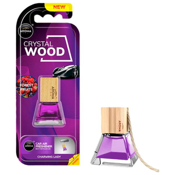 Aromatizator auto Aroma Car Crystal wood Forest Fruit/ pe oglindă photo 1