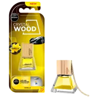 Ароматизатор для авто Aroma Car Crystal wood Ваниль/ на зеркале
