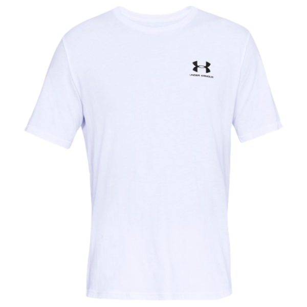 Tricou pentru bărbați Under Armour Shirt Sportstyle Left Chest Ss 60% bumbac, 40% poliester/ White photo 1