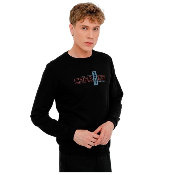 Hanorac pentru bărbați Kinetix ME SHANE 16ED06 3PR Drept/ Black photo 1