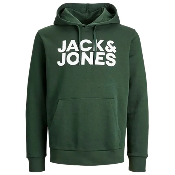 Hanorac pentru bărbați Jack & Jones JJECORP LOGO SWEAT HOOD NOO Drept/ Green photo 1 Hanorac pentru bărbați Jack & Jones JJECORP LOGO SWEAT HOOD NOO Drept/ Green photo 1