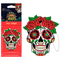 Ароматизатор для авто Aroma Car Cellulose Silver/ на зеркале