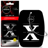 Ароматизатор для авто Aroma Car Cellulose X Series Клубника/ на зеркале
