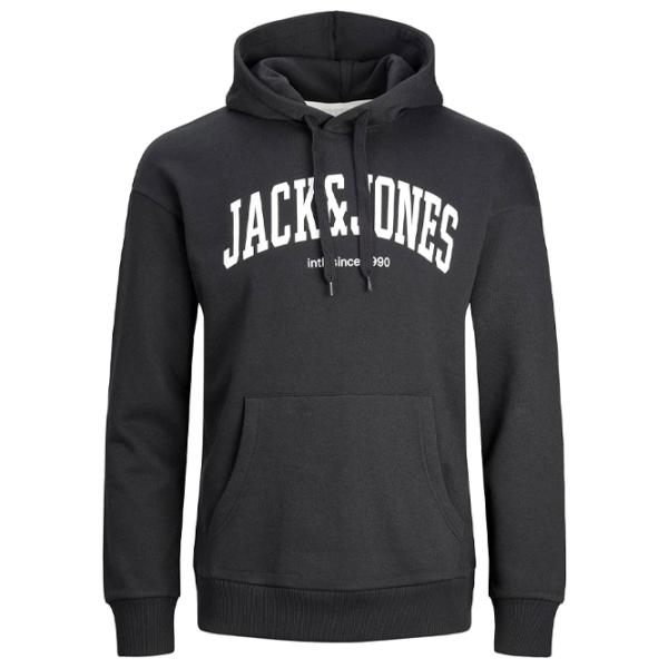 Hanorac pentru bărbați Jack & Jones JJEJOSH SWEAT HOOD NOO Drept/ Black photo 1
