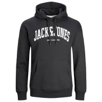 Hanorac pentru bărbați Jack & Jones JJEJOSH SWEAT HOOD NOO Drept/ Black