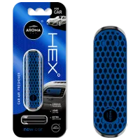 Aromatizator auto Aroma Car HEX Blue/ pe grila de ventilare