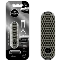 Ароматизатор для авто Aroma Car HEX Silver/ на решетке вентиляции