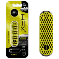 Aromatizator auto Aroma Car HEX Vanilla/ pe grila de ventilare