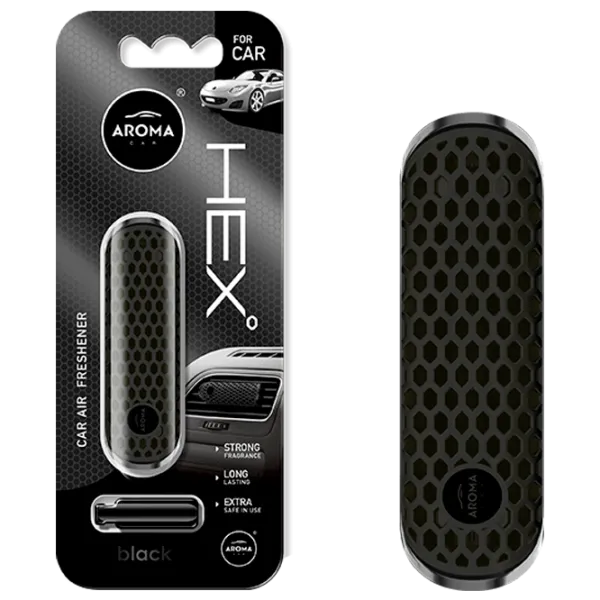 Ароматизатор для авто Aroma Car HEX Black/ на решетке вентиляции photo 1 Ароматизатор для авто Aroma Car HEX Black/ на решетке вентиляции photo 1